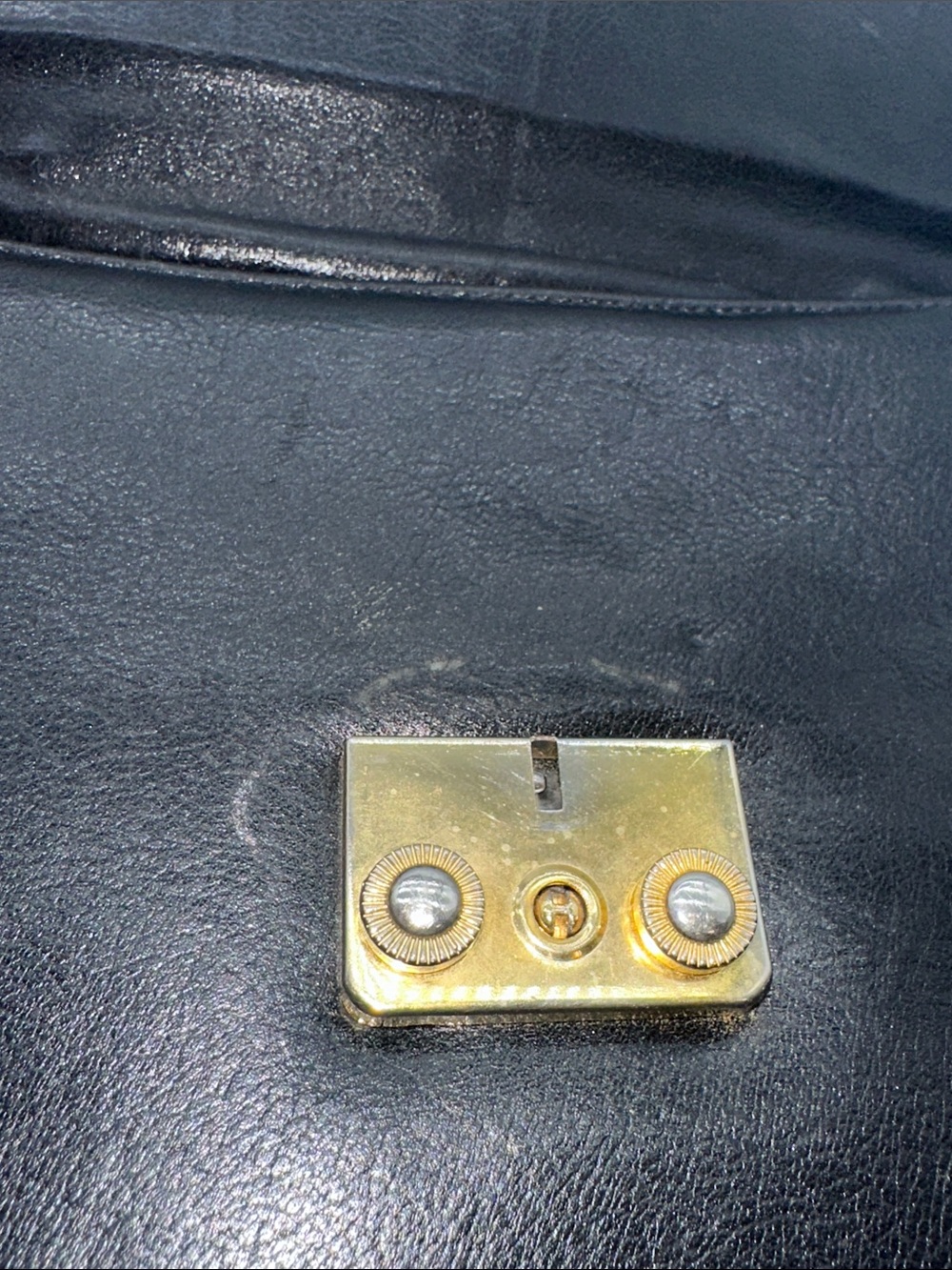 Vintage Suzy Smith Classic Black Leather Top-Handle Bag - Picture 10 of 10
